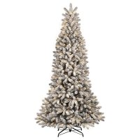 Albero di Natale artificiale h 2,70 m POLARIS con luci LED