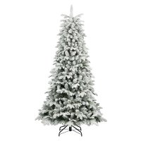 Albero di Natale artificiale h 2,70 m CANADA effetto floccato