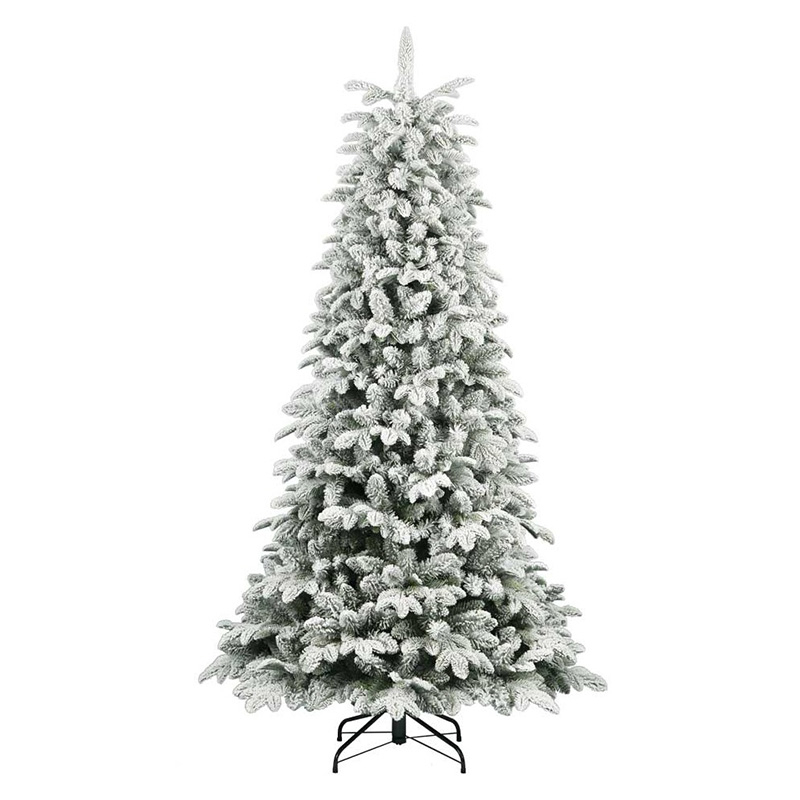 Albero di Natale artificiale h 2,70 m CANADA effetto floccato
