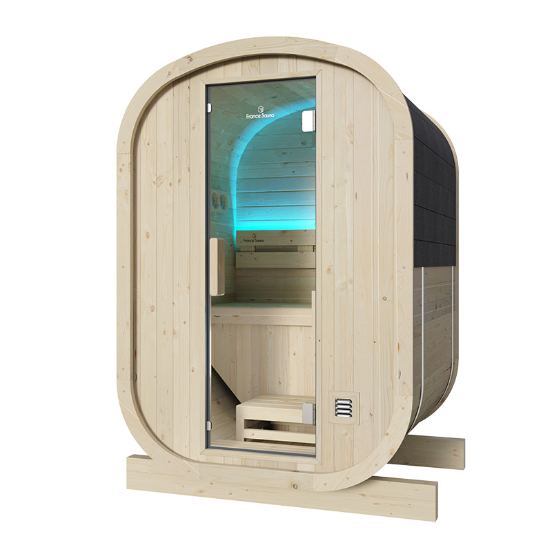Sauna finlandese tradizionale da esterno GIUNONE MINI 1-2 posti