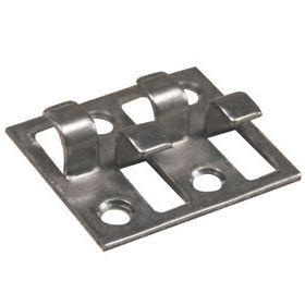 100/ pezzi conviti in acciaio inox. clip di fissaggio in acciaio inox per pavimentazione in WPC