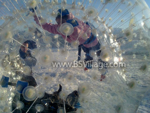 palla zorb neve ball SNOWY