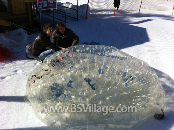 palla zorb neve gonfiabile in tpu SNOWY