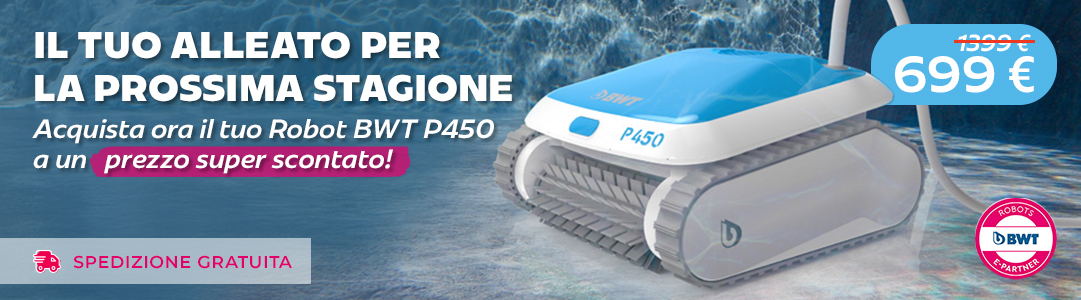 Robot pulitore piscin P450 BWT a 699 euro