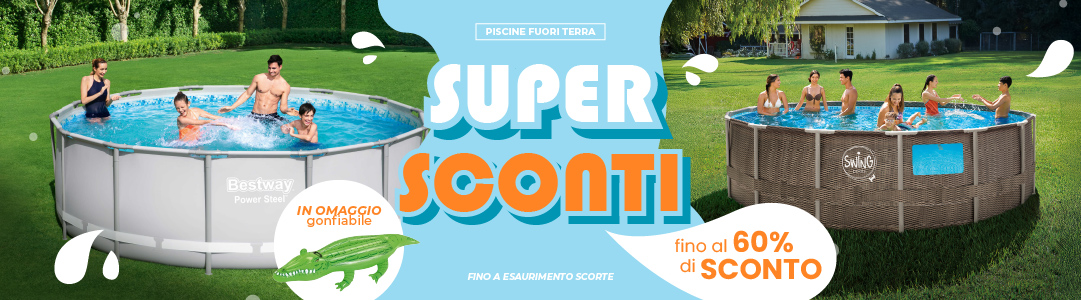 Piscine fuori terra in pvc in sconto