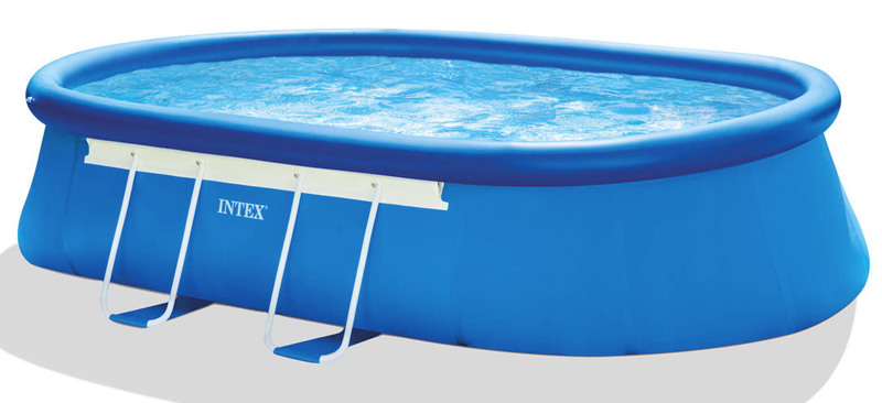 Piscina intex ovale autoportante ad anello gonfiabile