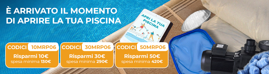 Apertura piscina codici sconto