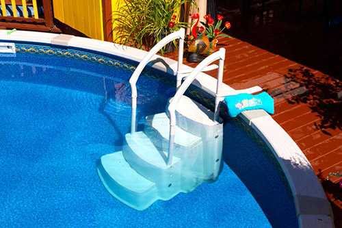 Scaletta amovibile in resina FESTIVA Lumi-O per piscina