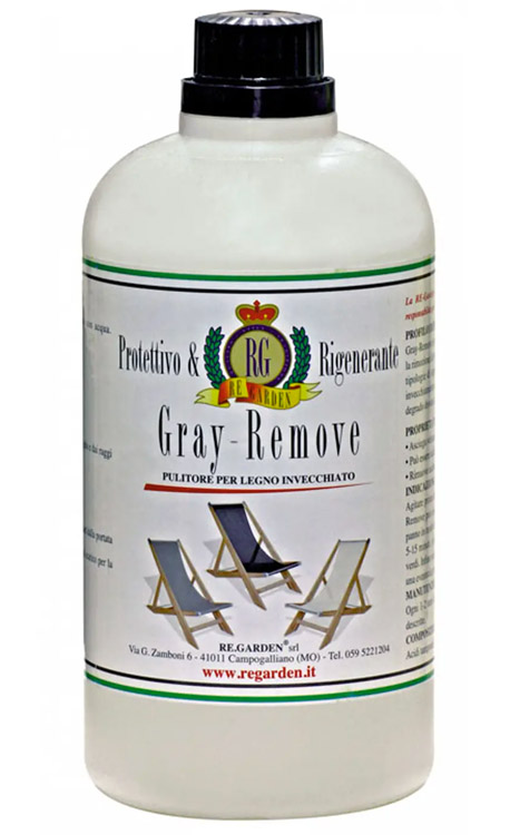 Prodotto di pulizia per legno Grey Remover di Regarden