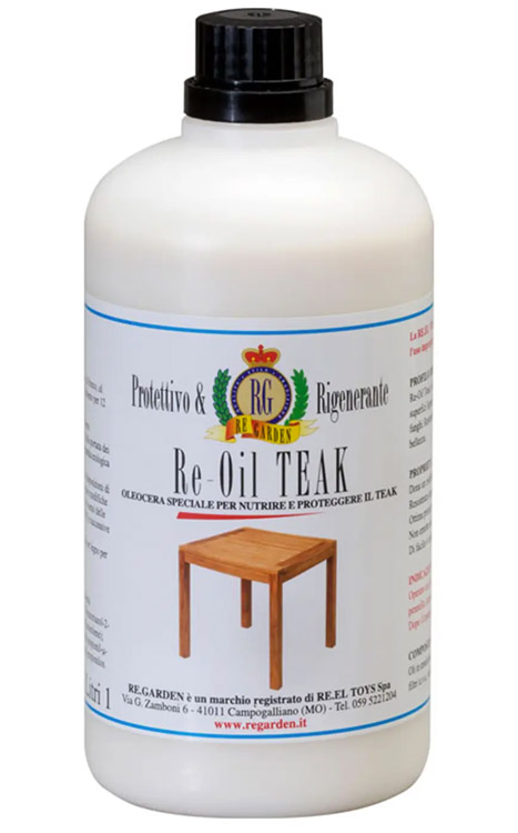 Olio per legno di teak Re-Oil by Regarden