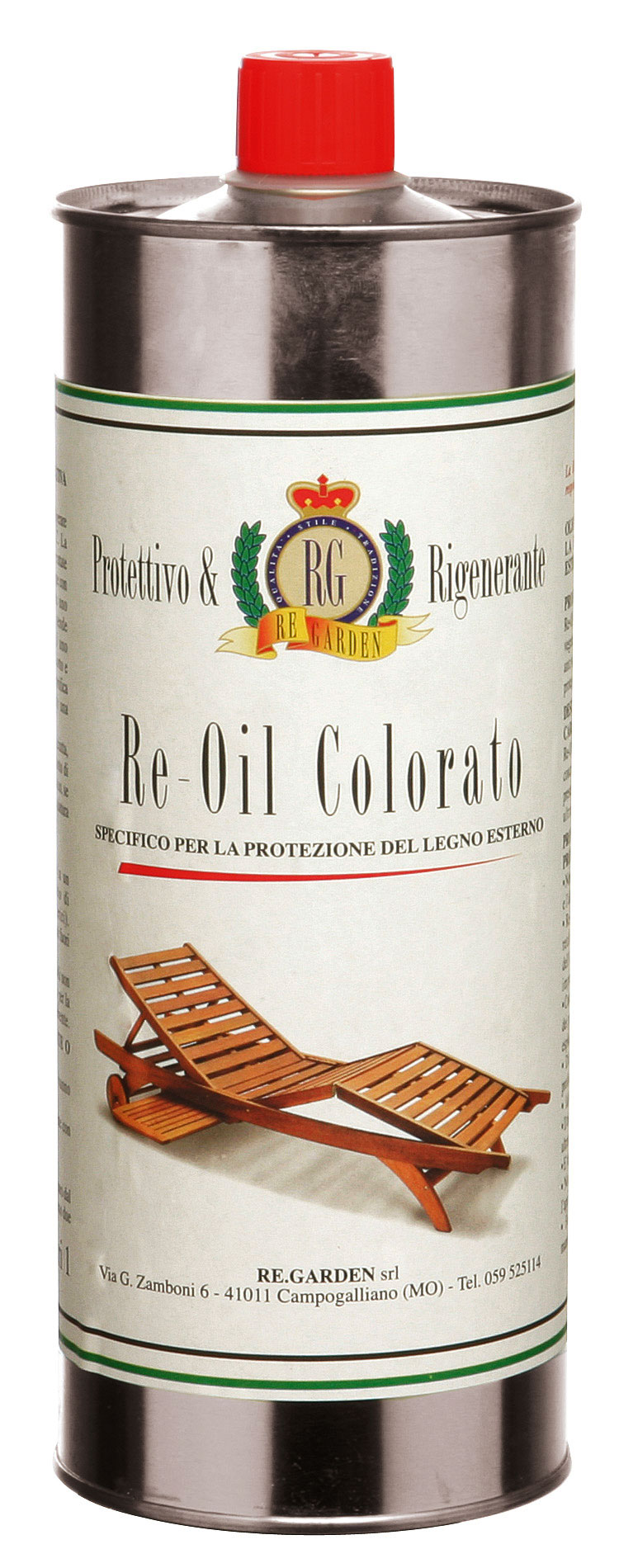 Olio colorato per legno di keruing Re-Oil