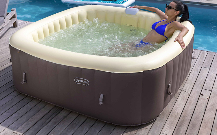 Piscina SPA Idromassaggio Gonfiabile Ease.Zone quadrata - 4/6 persone