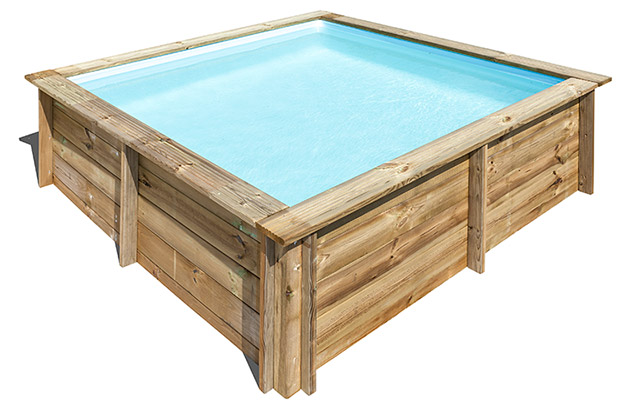 Piscina in legno PoolWood - 2,25 x 2,25 x h.0,68 m