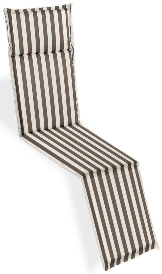 Cuscino per deckchair 184x46 cm con volant DUNE