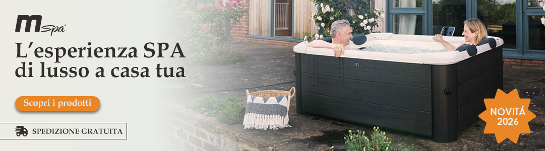 l'esperienza di lusso a casa tua con MSpa