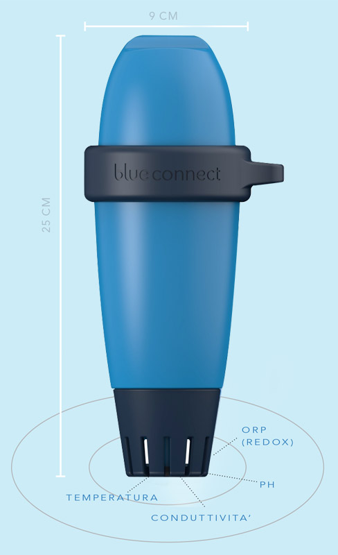 Analizzatore digitale per acqua piscina Blue Connet