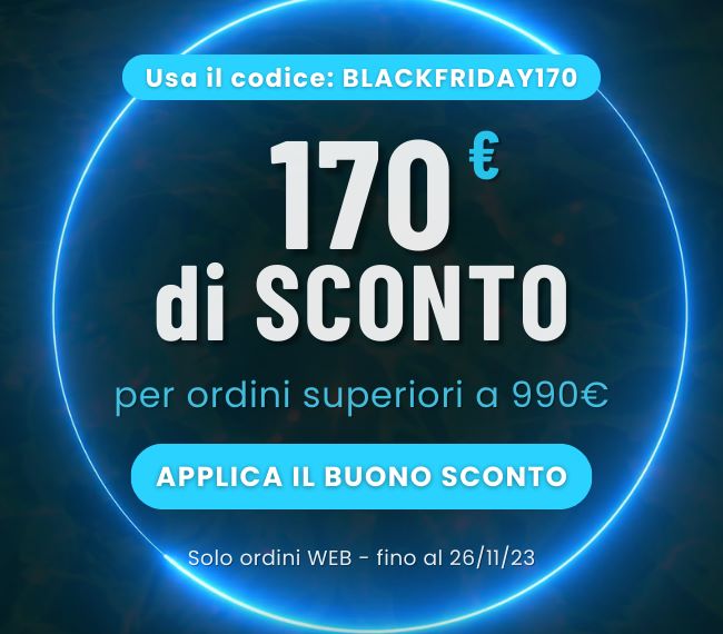codice sconto 170â‚¬ su 990â‚¬: BLACKFRIDAY170