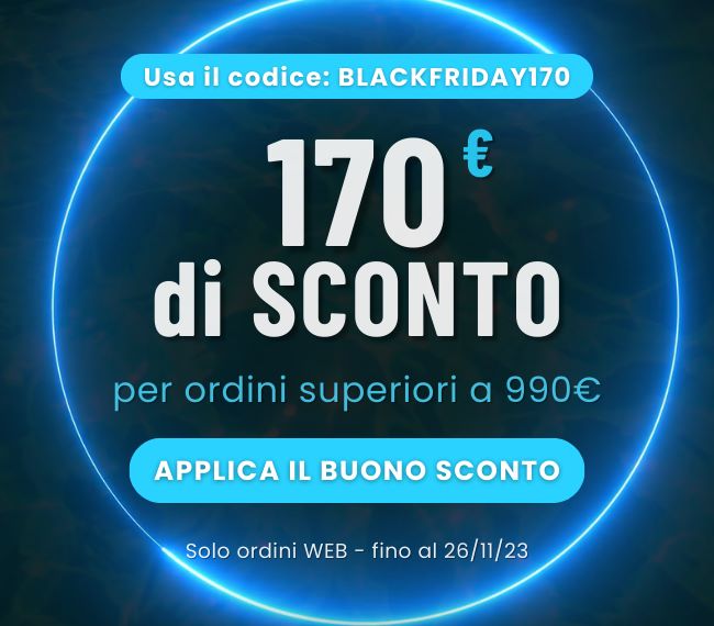 codice sconto 170â‚¬ su 990â‚¬: BLACKFRIDAY170