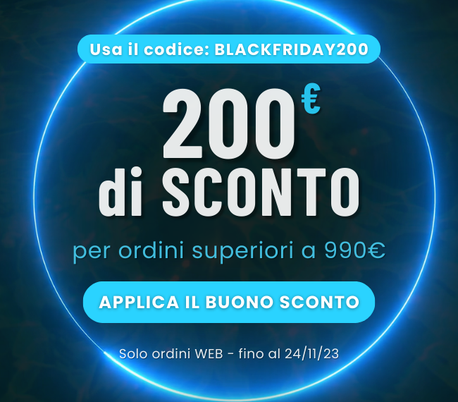 codice sconto 200â‚¬ su 990â‚¬: BLACKFRIDAY200