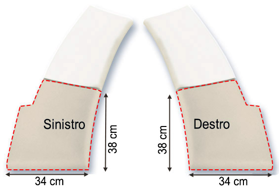 Standard Champagne liscio ANGOLO SCALA ROMANA GIALLO