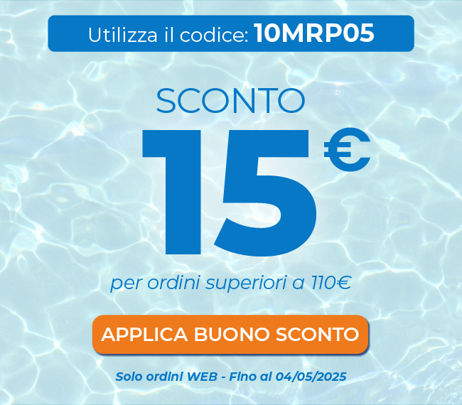 Codice sconto:10MRP05 Buono da 15â‚¬ con min. ordine 110â‚¬
