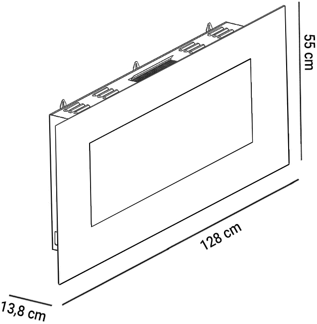 Dimensioni caminetto elettrico