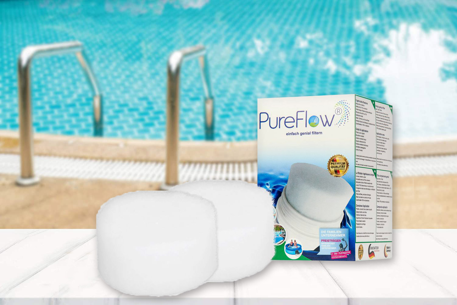 Filtrazione piscina Fibalon fibre poliestere PUREFLOW