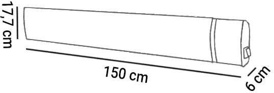 Dimensioni riscaldatore elettrico CALORE NERO 2400
