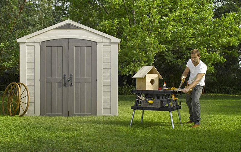 Casetta da giardino FACTOR 8X8 in resina