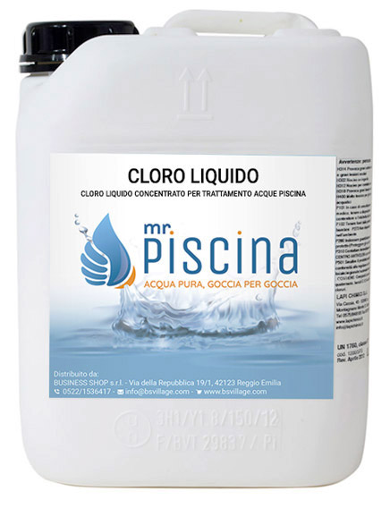 CLORO LIQUIDO per piscina