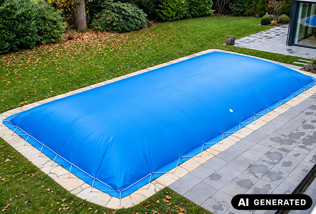 Copertura invernale gonfiabile per piscine rettangolari Copertura invernale gonfiabile per piscine rettangolari