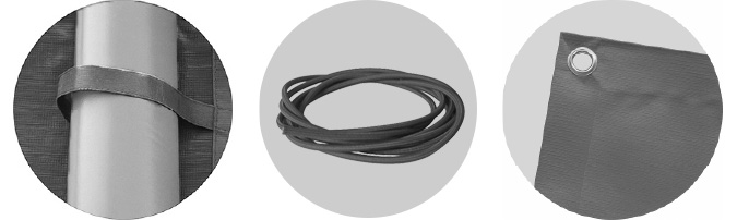 Corda elastica e bretelle copertura