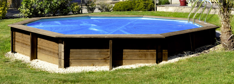 Copertura Isotermica a bolle per piscine in legno Poolwood