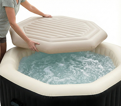 Come inserire la copertura gonfiabile Come inserire la copertura gonfiabile