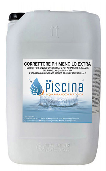 Correttore pH meno liquido extra per piscina