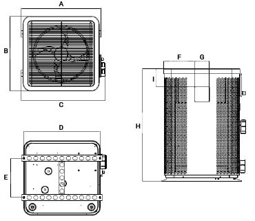 Dimensioni pompa di calore inverter Silverline Top