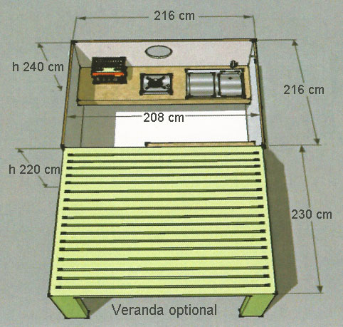 easyroom misure casetta box per esterno