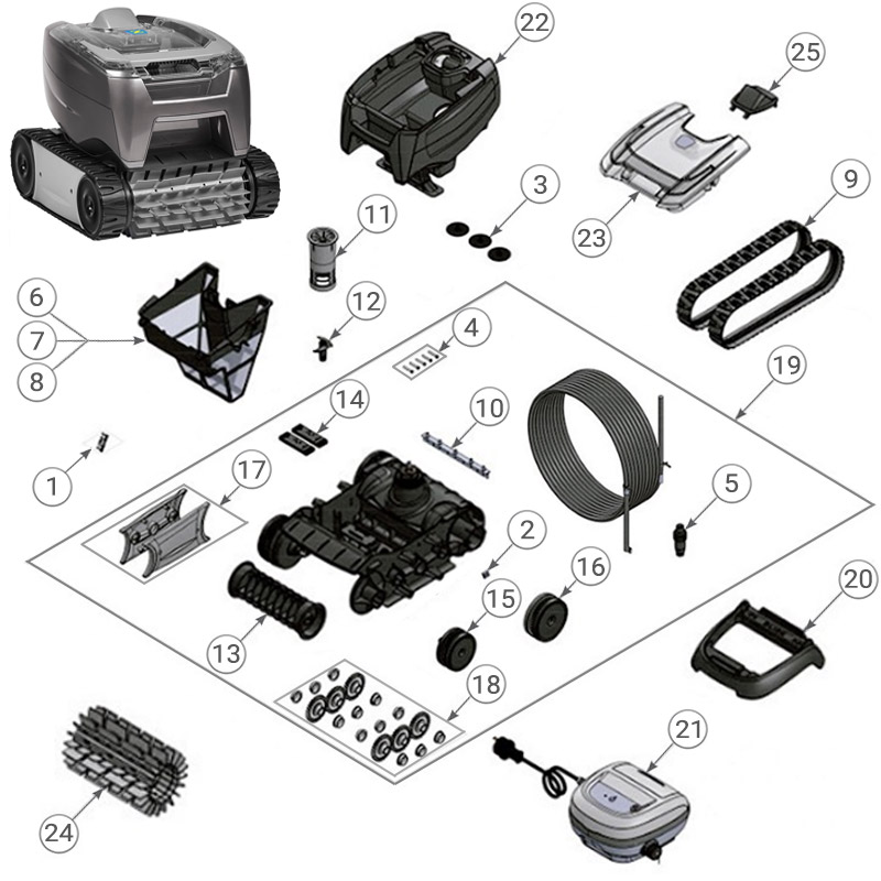 Ricambi Zodiac OT 3200