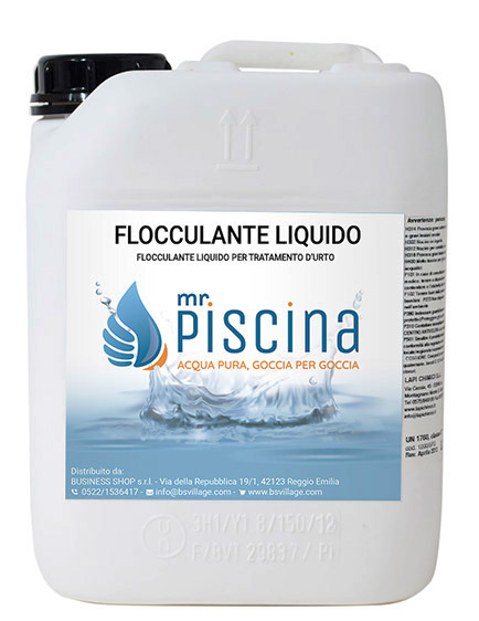 Flocculante concentrato liquido per piscina