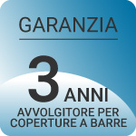 Garanzia avvolgitore motorizzato per coperture Roll TwinÂ®