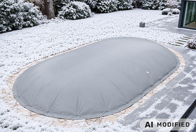 Copertura invernale gonfiabile per piscine rettangolari Copertura invernale gonfiabile per piscine rettangolari