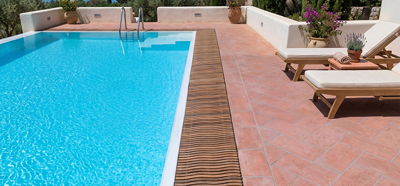 Griglia per piscina in legno Ipe Lapacho