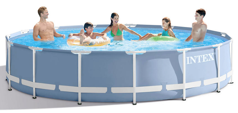 Piscina Fuori Terra INTEX Metal Frame Ã˜ 4,57 x h 0,84 m