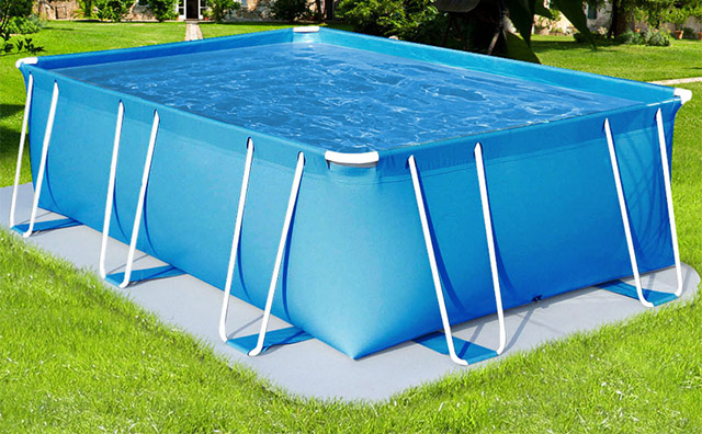 Piscina fuori terra ITALIKAÂ® Soft rettangolare 4,80 x 3,80 h.1,00 m