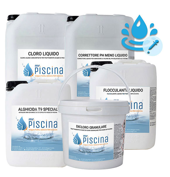 Kit Ph E Redox-cloro Control Per Mantenimento Acqua Piscina Fino A 55 Mc 4 Prodotti chimici mantenimento piscina