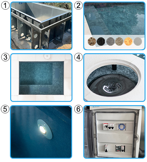 Piscina idromassaggio ITALIKA Gemma KIT BASE NAKED (senza rivestimento esterno)