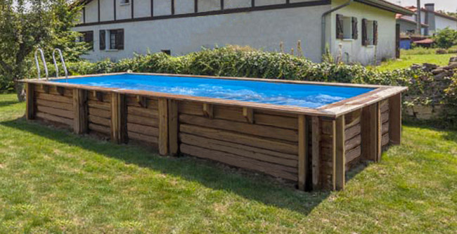 Piscina in legno Gre MANGO