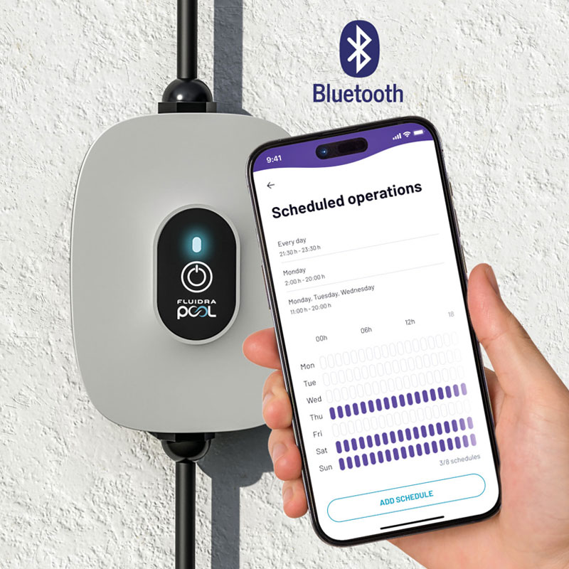 Smart plug per piscina in legno composito WPC WOOD CONNECT 