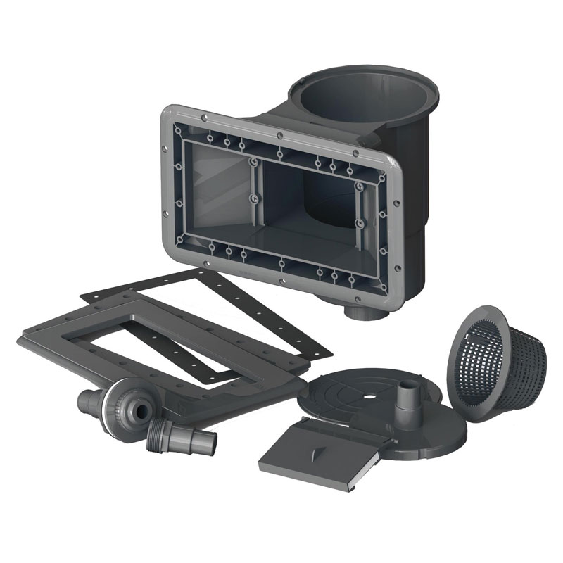 Skimmer per piscina in legno composito WPC WOOD CONNECT 