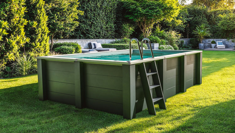 Piscina in legno composito WPC WOOD in vendita su BSVillage.com